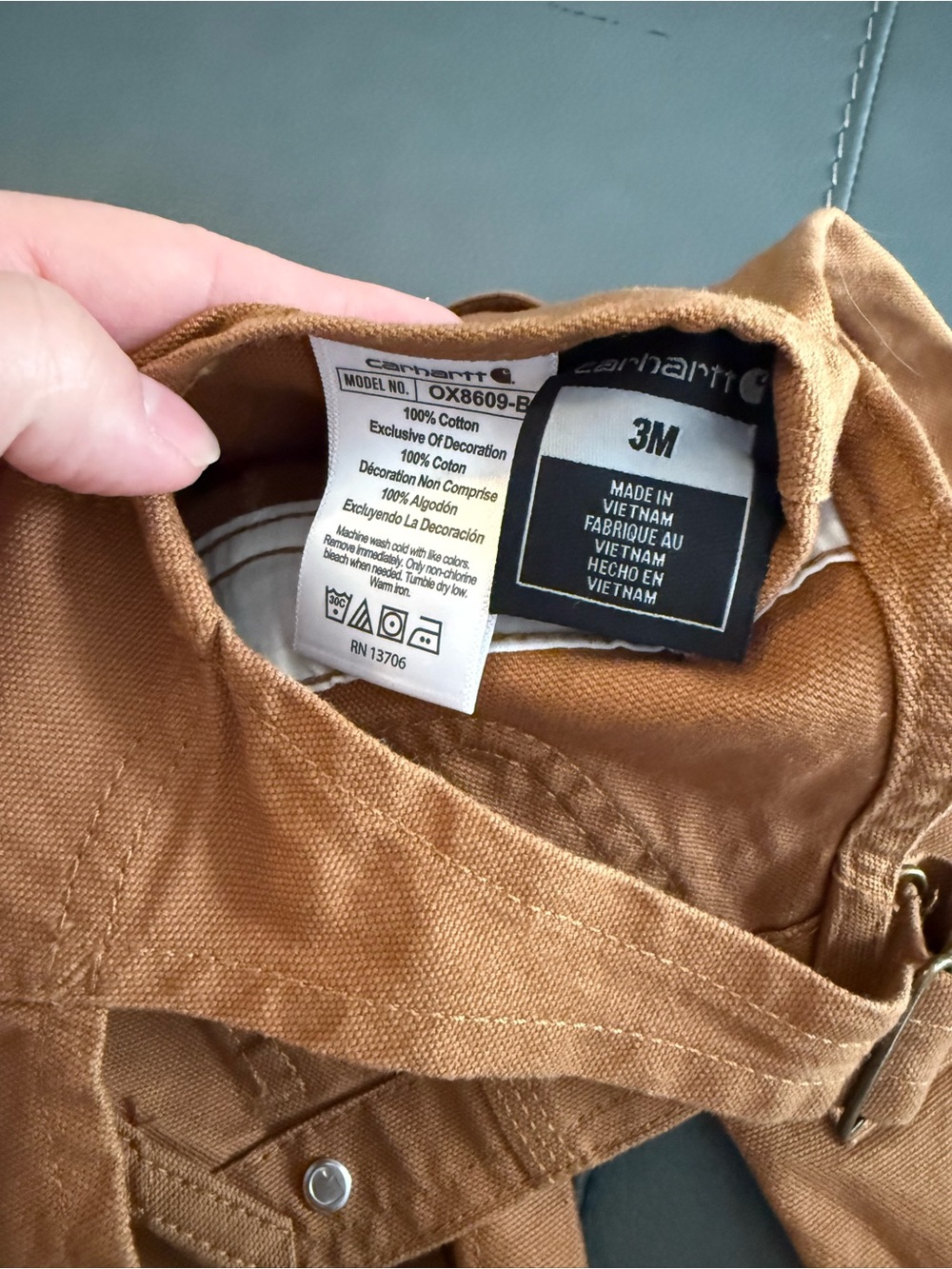 Baby Carhartt bibs - Picture 3 of 3